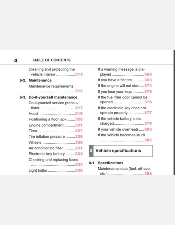 toyota kluger 2021-2022 owners manual rhd